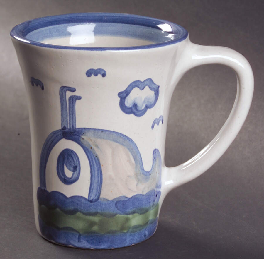 Ship & Whale Grandmug by M A Hadley-1