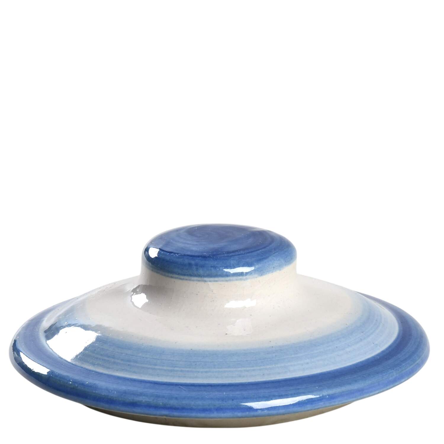 Ship & Whale Lid for Porringer by M A Hadley-1