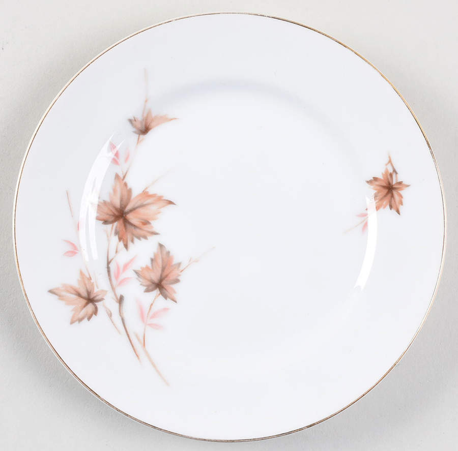 Alice (Brown Lvs) Bread & Butter Plate by Harmony House China-1
