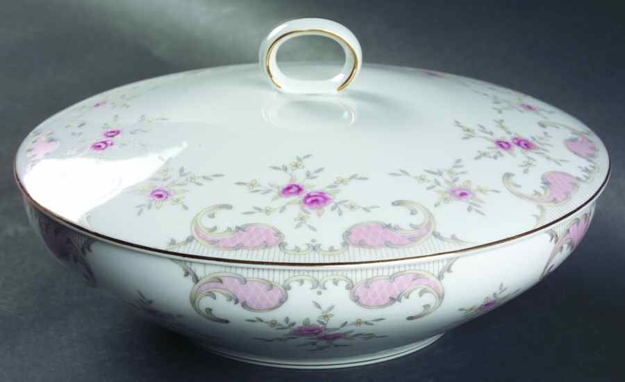 Antoinette Round Covered Vegetable by Harmony House China-1