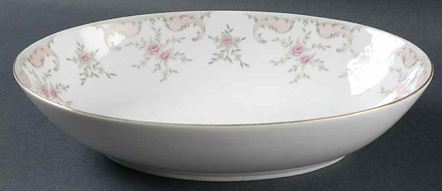 Antoinette 10" Oval Vegetable Bowl by Harmony House China-1