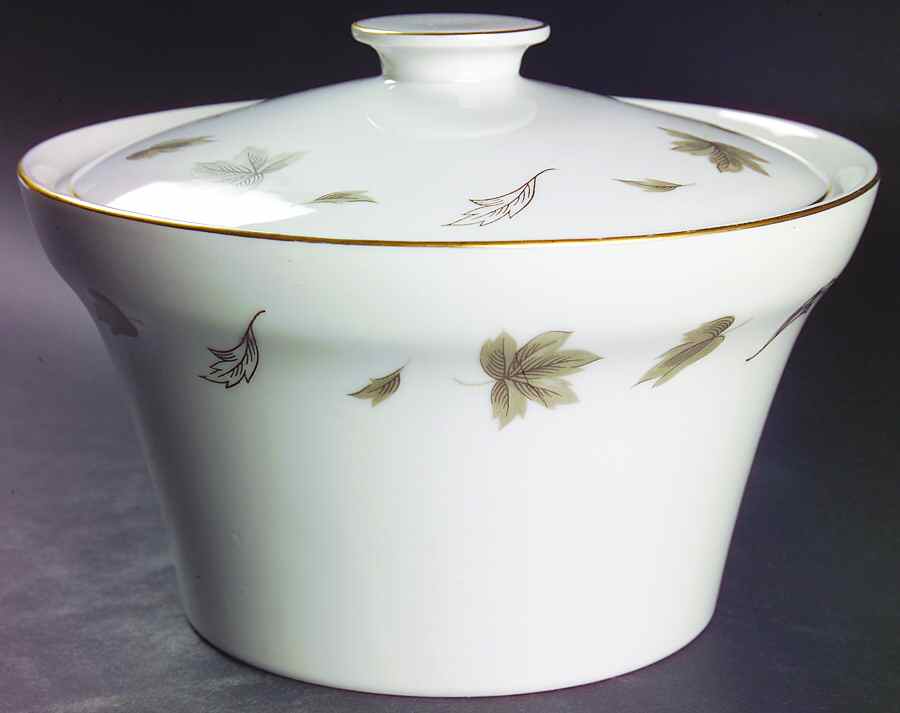 Autumn Ballet Round Covered Vegetable by Harmony House China-1