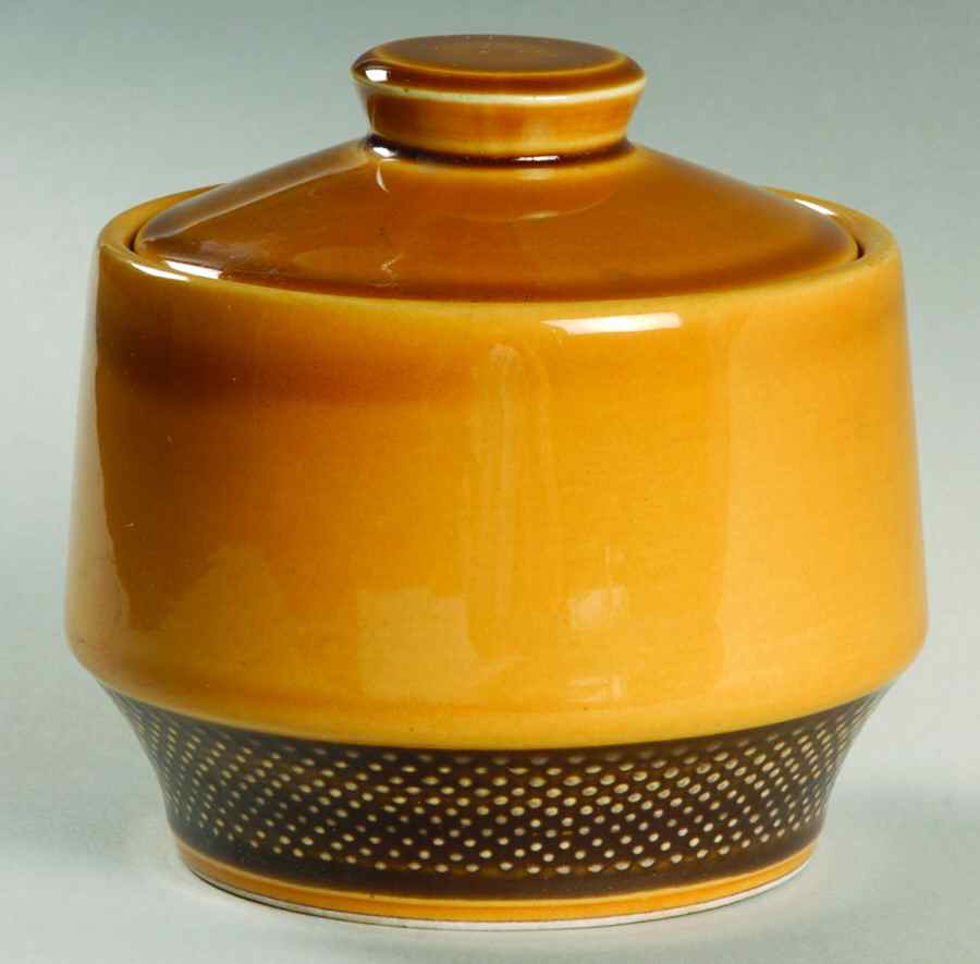 Aurora (Ironstone) Sugar Bowl & Lid by Harmony House China-1