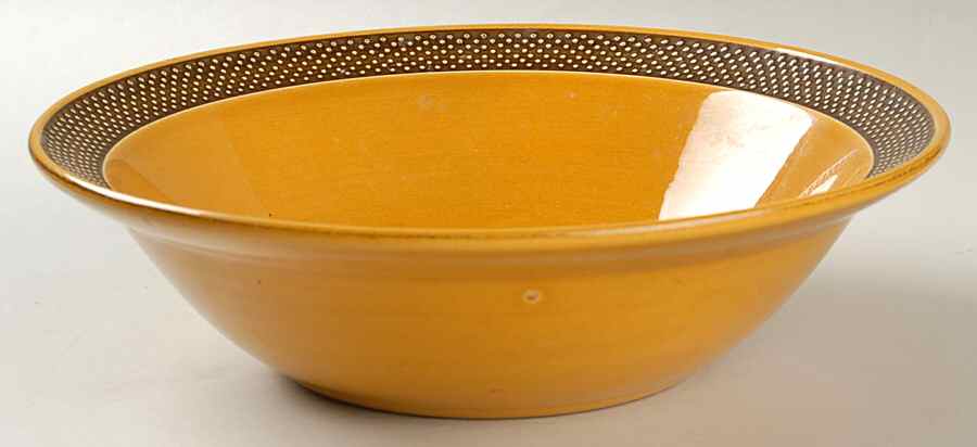 Aurora (Ironstone) 9" Round Vegetable Bowl by Harmony House China-1