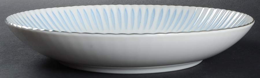 Aurora (Platinum Trim) Coupe Soup Bowl by Harmony House China-1