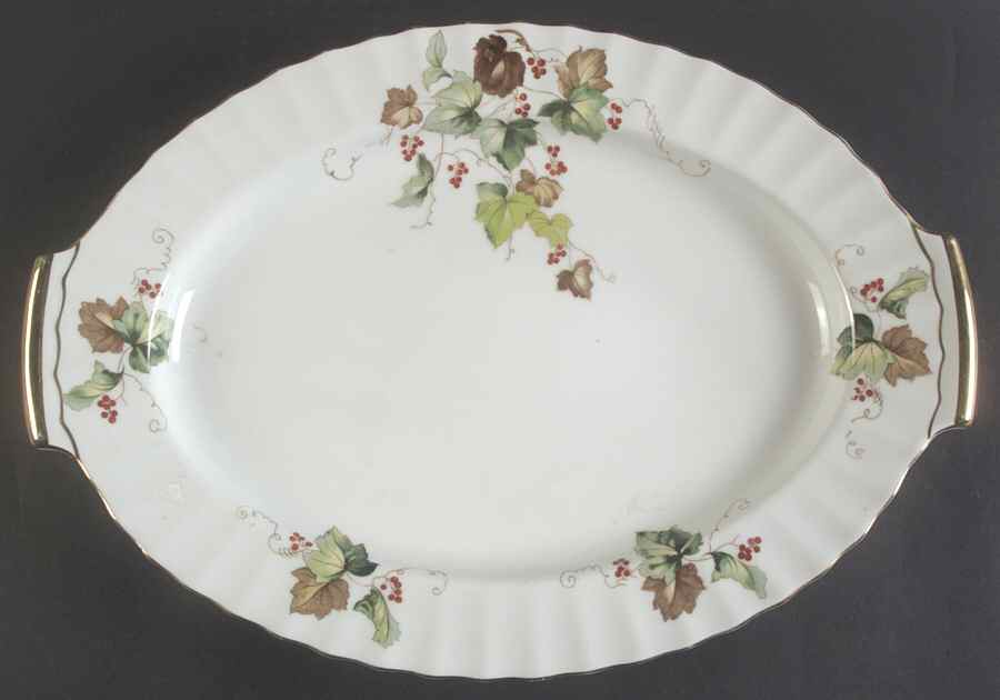 Autumn 17" Oval Serving Platter by Harmony House China-1