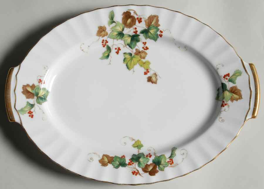 Autumn 12" Oval Serving Platter by Harmony House China-1