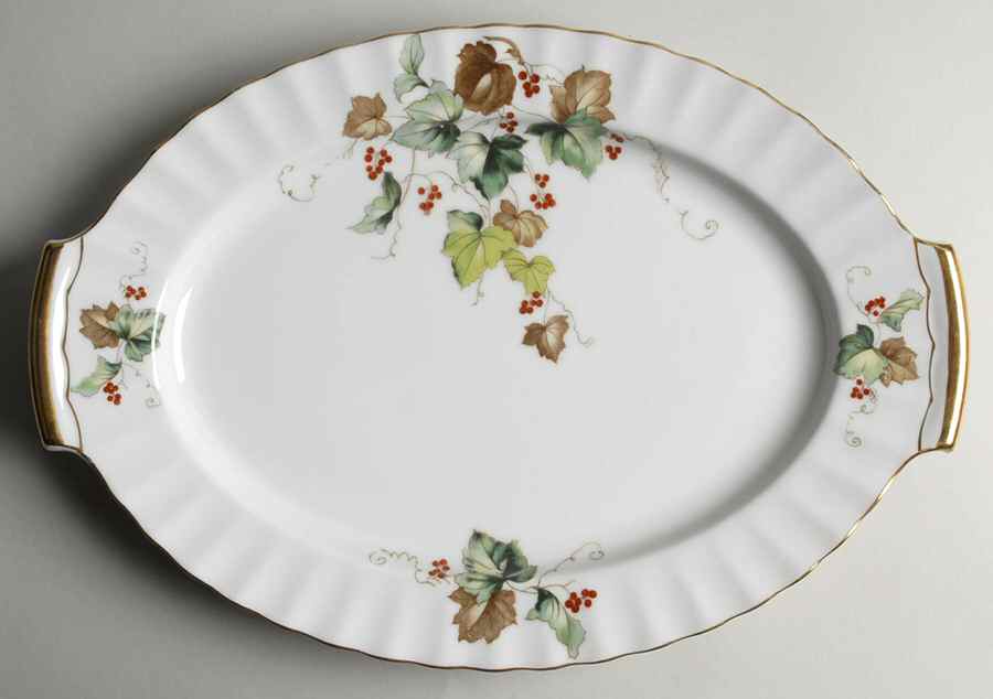Autumn 14" Oval Serving Platter by Harmony House China-1