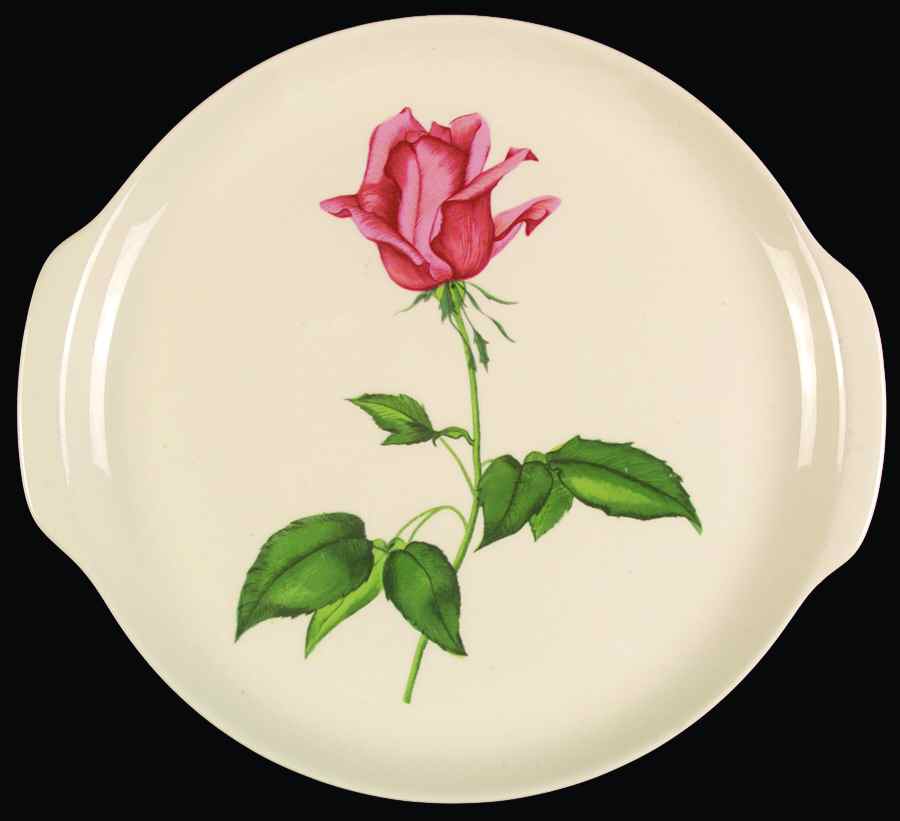 Betsy Rose Handled Cake Plate by Harmony House China-1