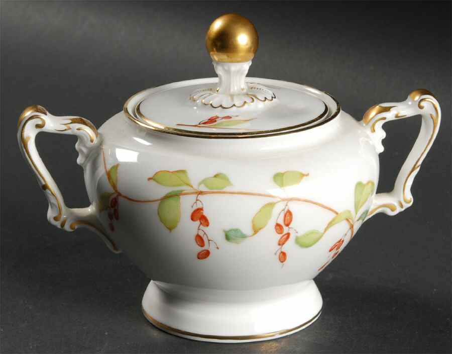 Bittersweet Sugar Bowl & Lid by Harmony House China-1