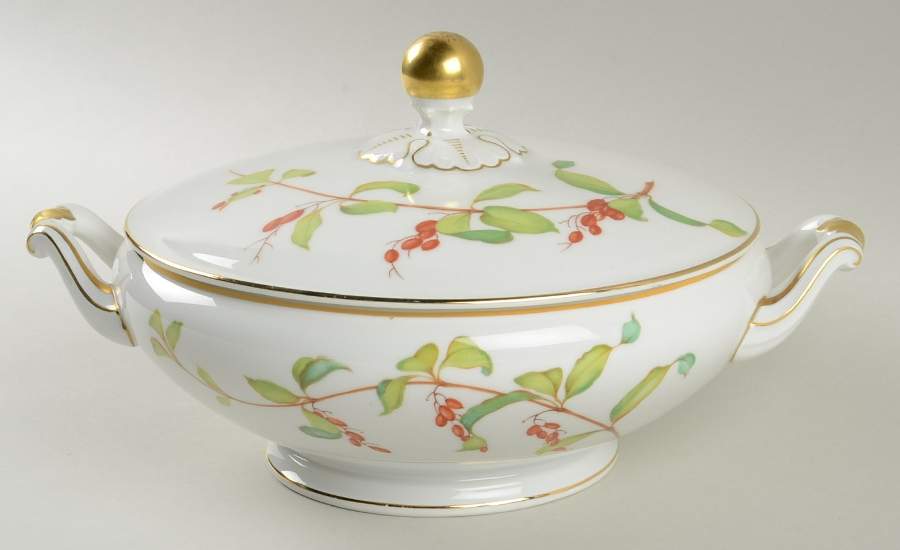 Bittersweet Round Covered Vegetable by Harmony House China-1