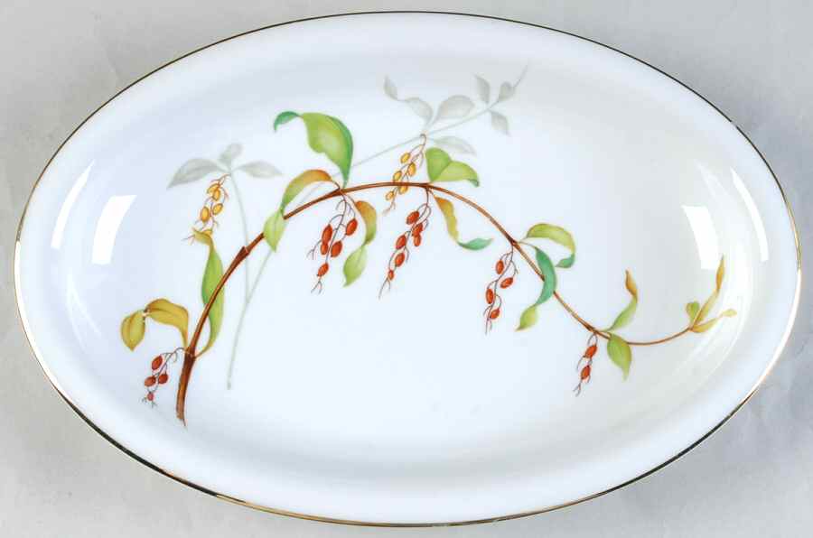Bittersweet 11" Oval Serving Platter by Harmony House China-1