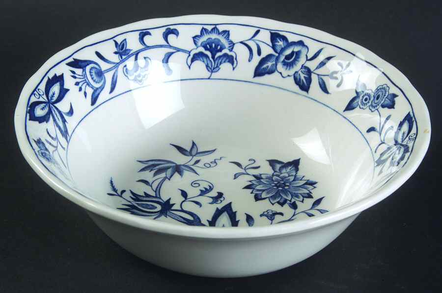 Blue Bonnet Coupe Cereal Bowl by Harmony House China-1