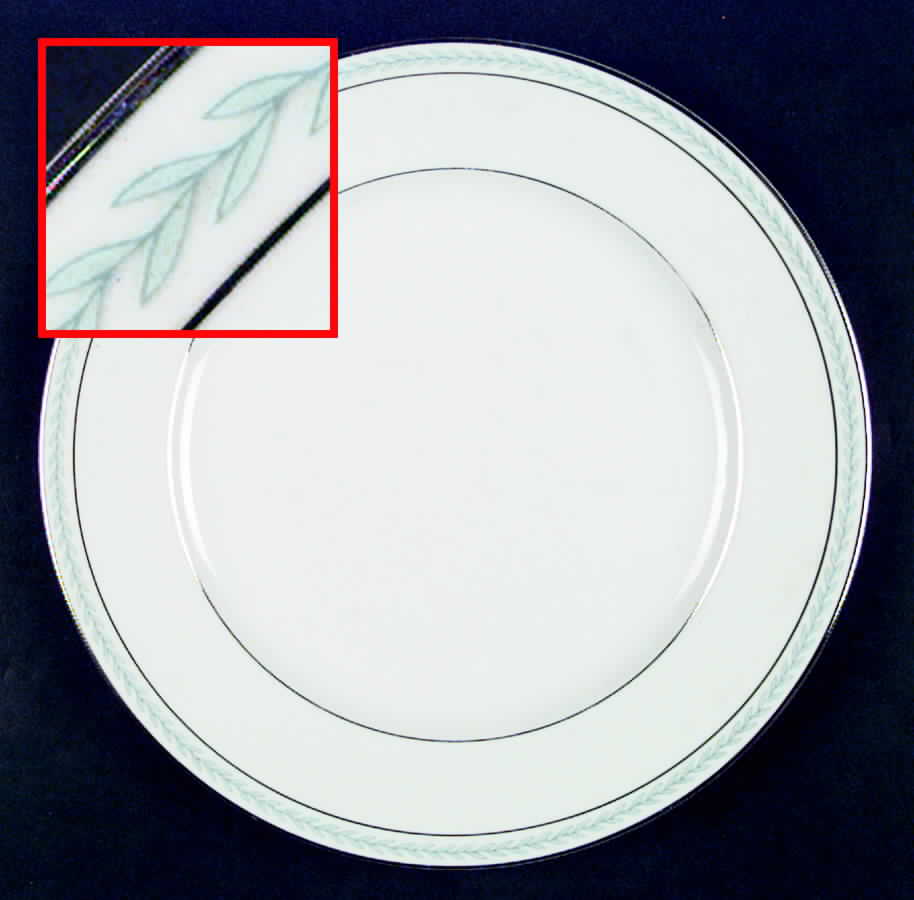 Blue Laurel Dinner Plate by Harmony House China-1