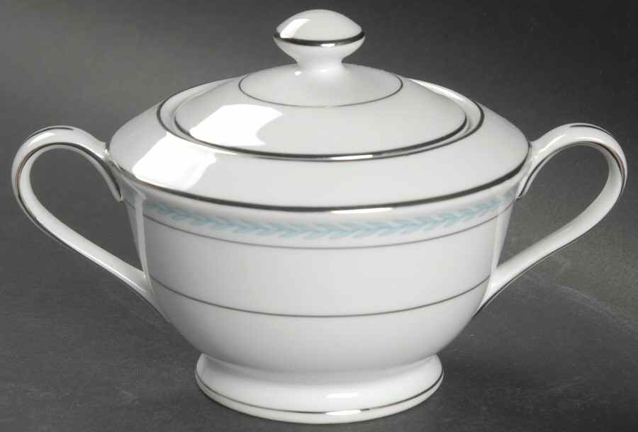 Blue Laurel Sugar Bowl & Lid by Harmony House China-1