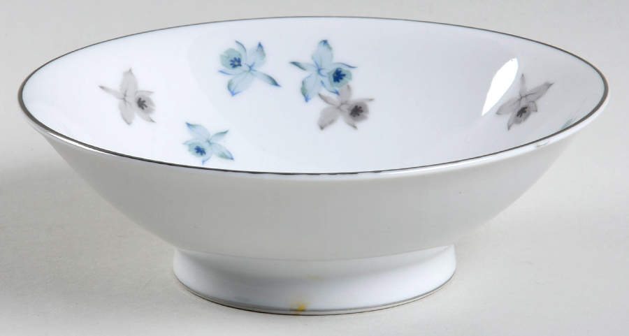 Blue Orchid Fruit/Dessert (Sauce) Bowl by Harmony House China-1