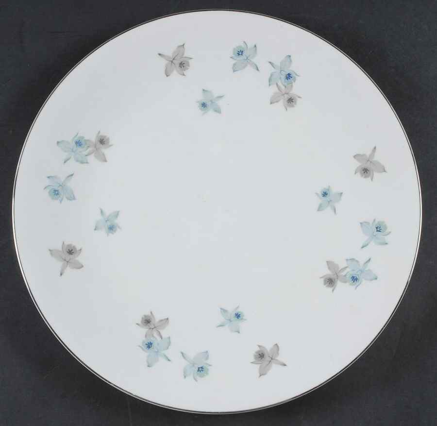 Blue Orchid 14" Chop Plate (Round Platter) by Harmony House China-1