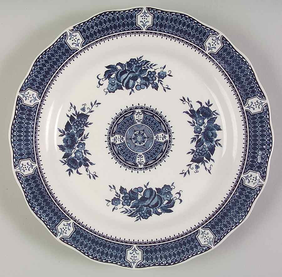Blue Royal Dinner Plate by Harmony House China-1