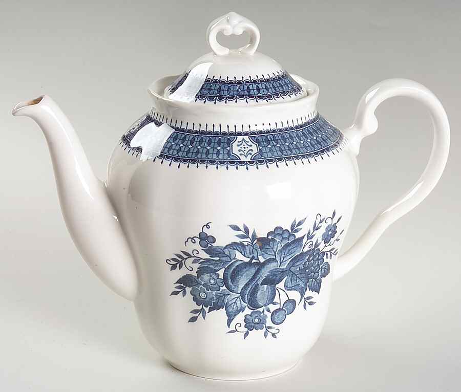 Blue Royal Coffee Pot & Lid by Harmony House China-1