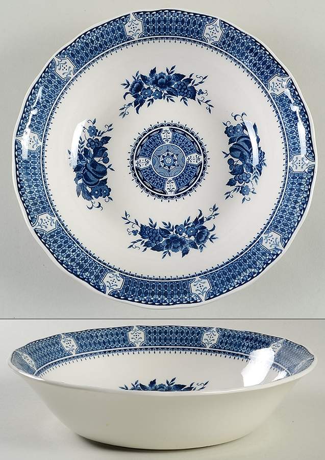 Blue Royal 9" Round Vegetable Bowl by Harmony House China-1