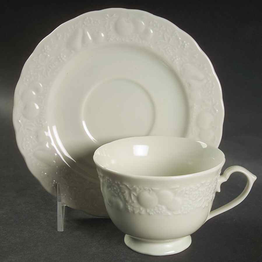 Bounty Footed Cup & Saucer Set by Harmony House China-1