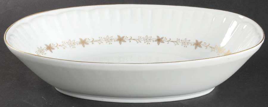 Bouffant 10" Oval Vegetable Bowl by Harmony House China-1