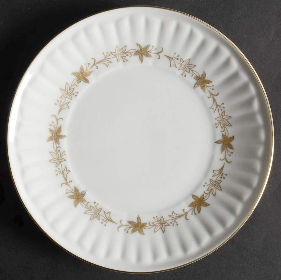 Bouffant Bread & Butter Plate by Harmony House China-1