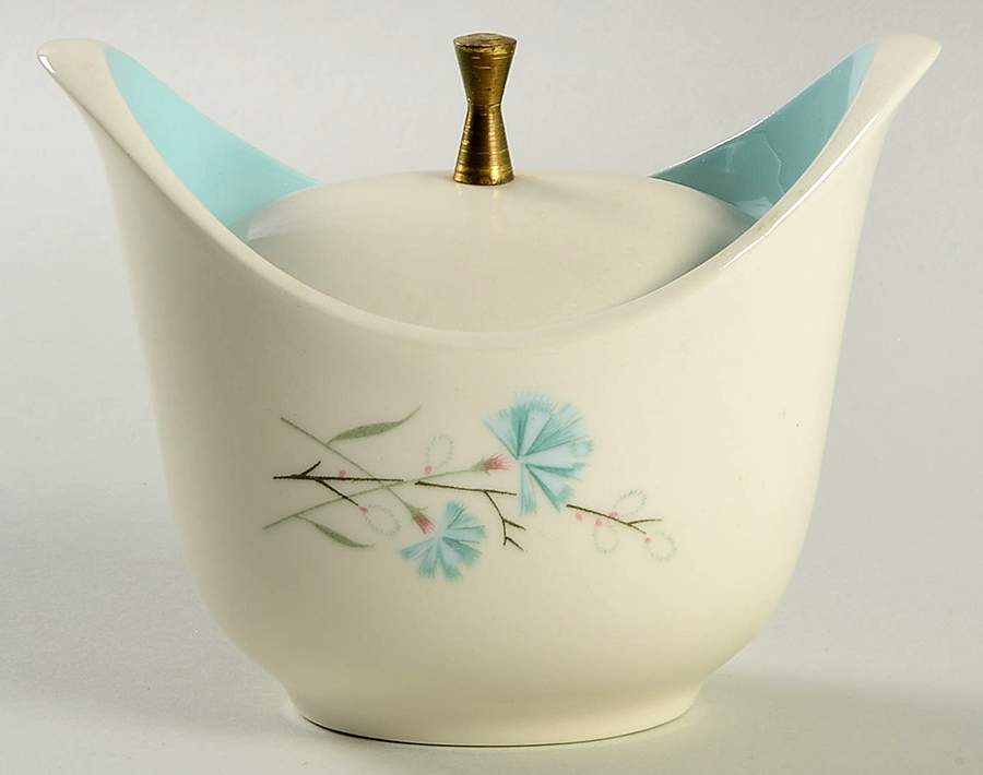 Buttons & Beaux Sugar Bowl & Lid by Harmony House China-1