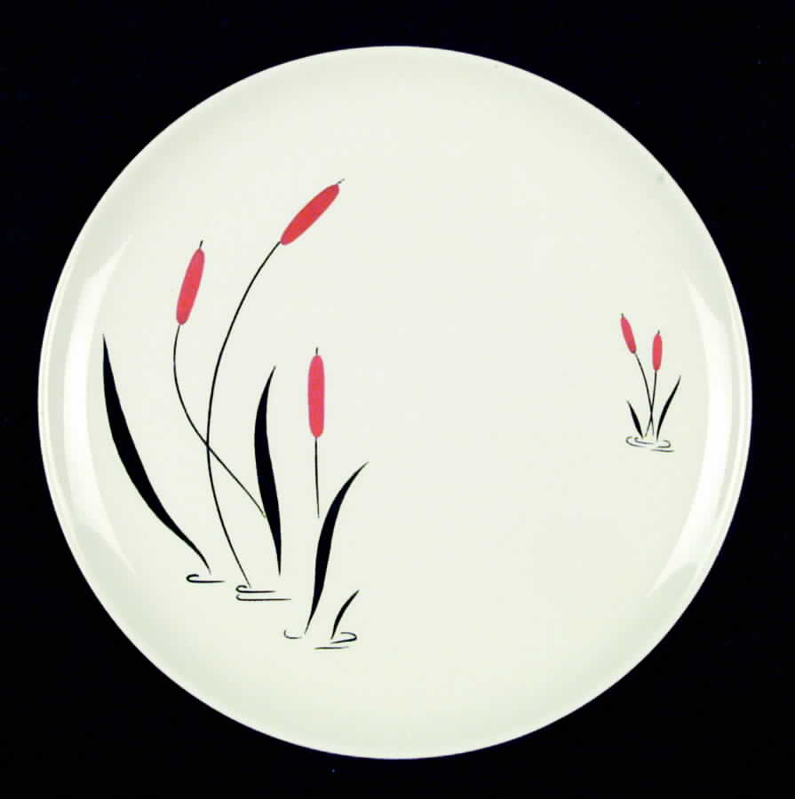 Cattail Ballet Luncheon Plate by Harmony House China-1