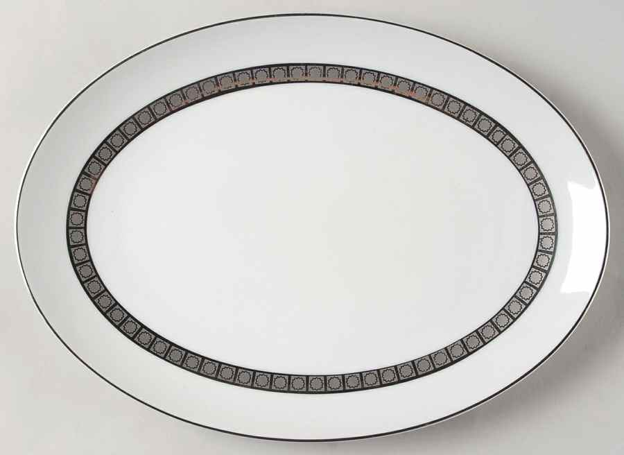 Candleglow 11" Oval Serving Platter by Harmony House China-1