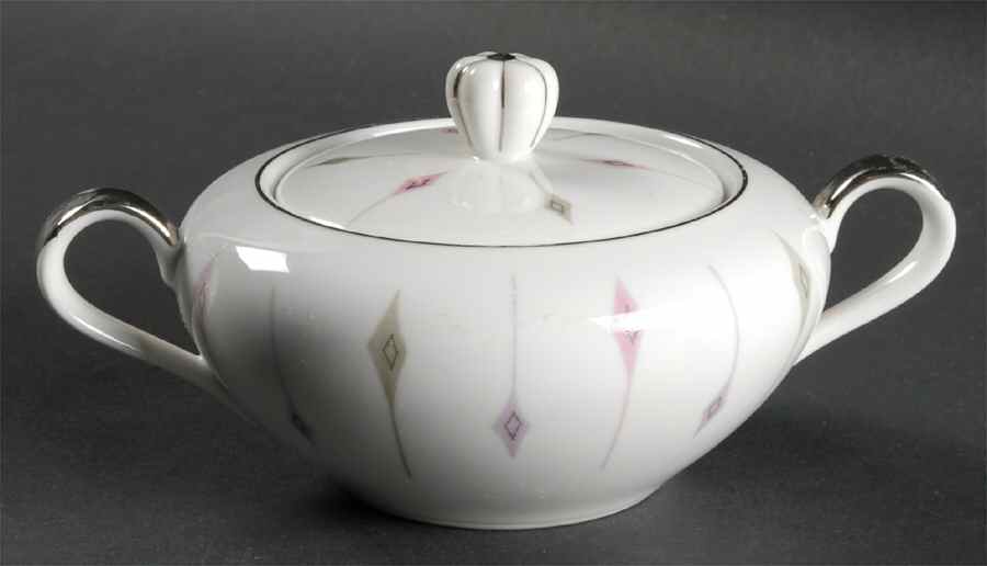 Carousel Sugar Bowl & Lid by Harmony House China-1