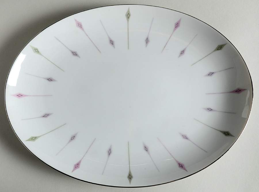 Carousel 12" Oval Serving Platter by Harmony House China-1