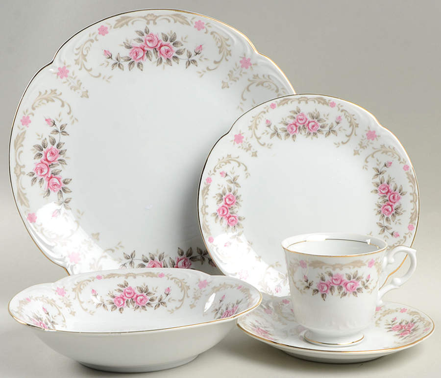 Cascade 5 Piece Place Setting by Harmony House China-1