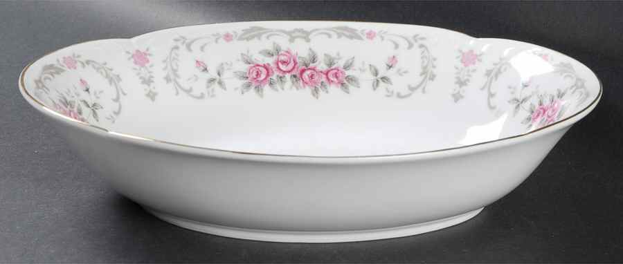 Cascade 10" Oval Vegetable Bowl by Harmony House China-1