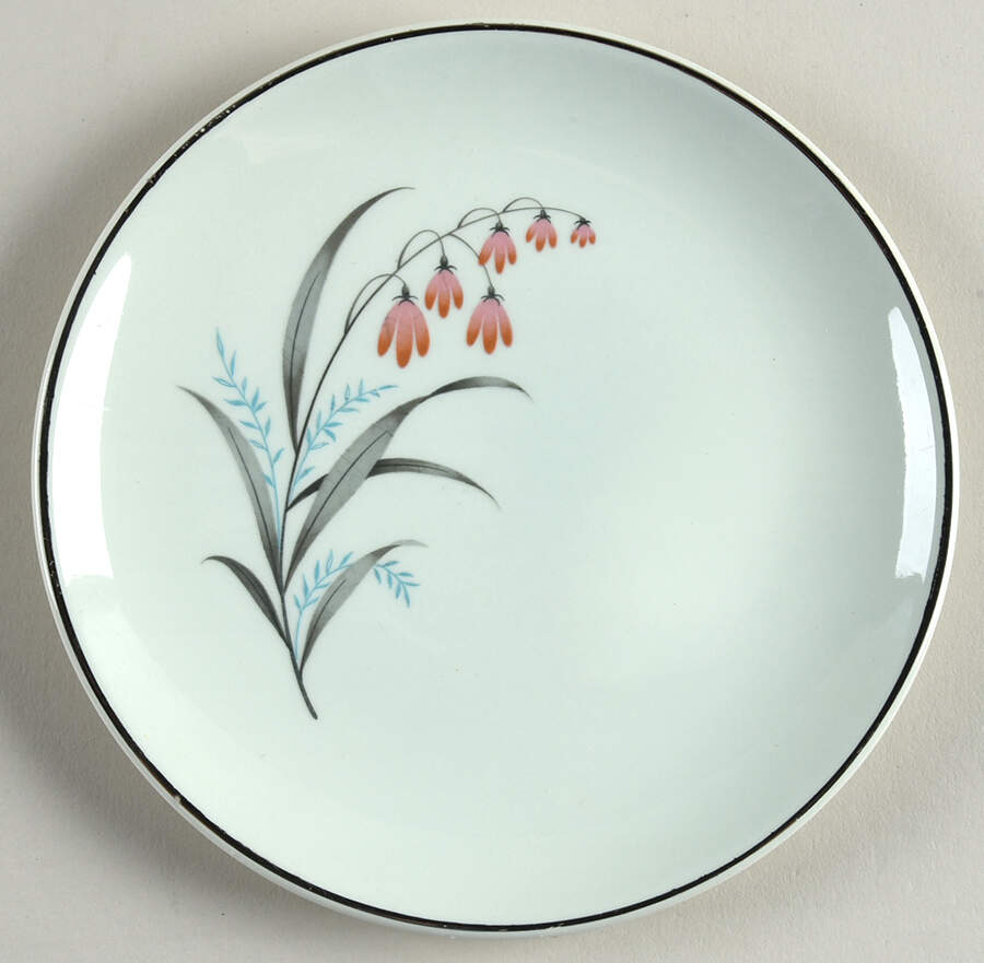 Coral Bell Bread & Butter Plate by Harmony House China-1