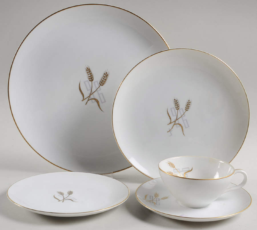 Corinthian 5 Piece Place Setting by Harmony House China-1