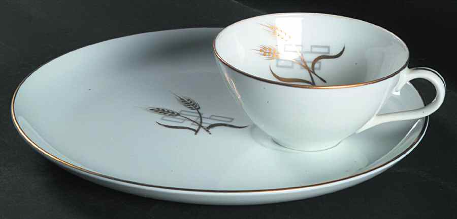 Corinthian Snack Plate & Cup Set by Harmony House China-1