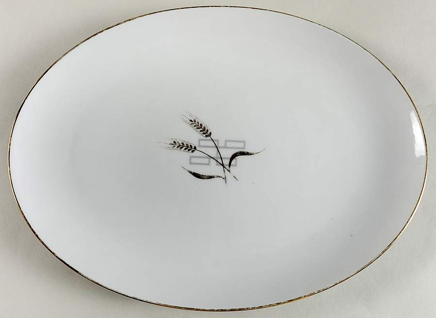 Corinthian 14" Oval Serving Platter by Harmony House China-1