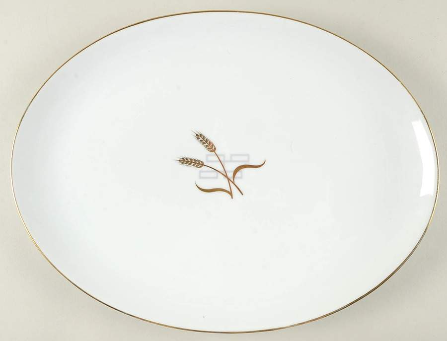 Corinthian 16" Oval Serving Platter by Harmony House China-1