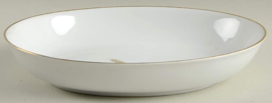 Corinthian 10" Oval Vegetable Bowl by Harmony House China-1