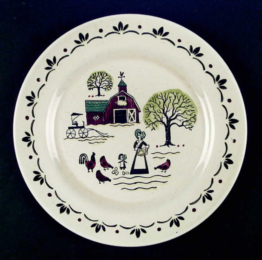 Country Side Dinner Plate by Harmony House China-1