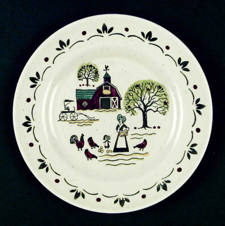 Country Side Salad Plate by Harmony House China-1