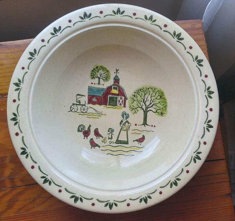 Country Side Round Vegetable No Lid by Harmony House China-1