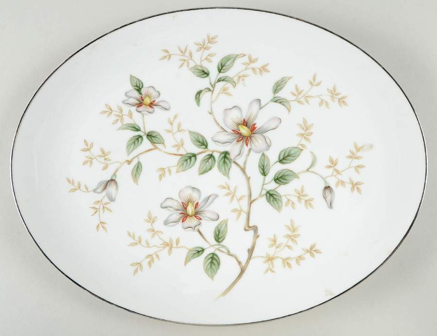 Cretonne 14" Oval Serving Platter by Harmony House China-1