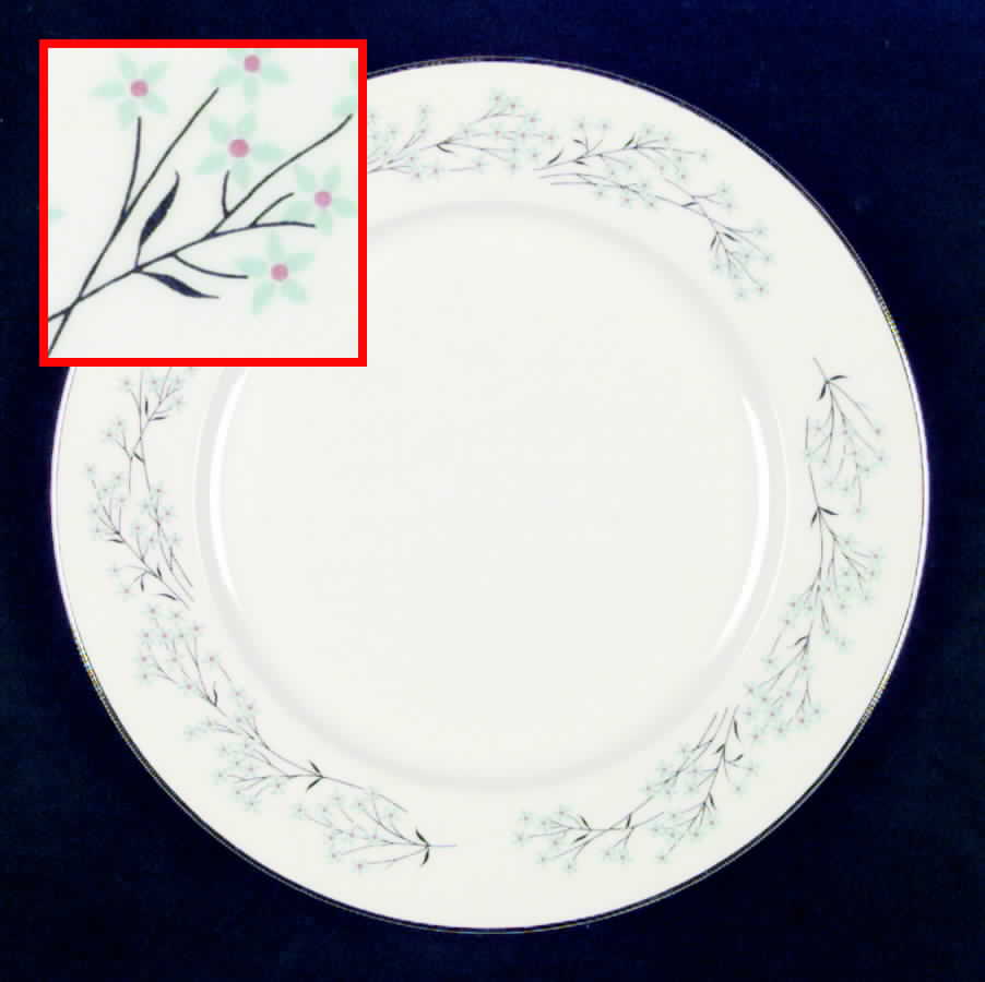 Crestwood Dinner Plate by Harmony House China-1