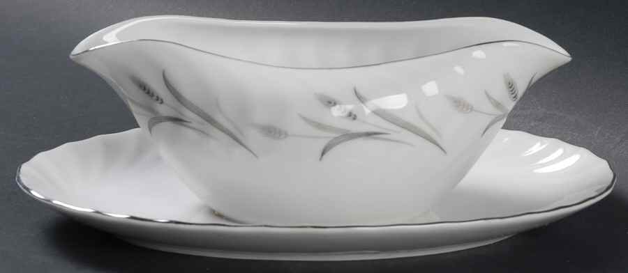 Cynthia Gravy Boat with Attached Underplate by Harmony House China-1