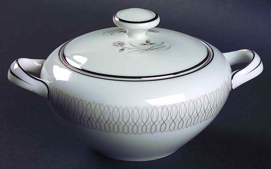 Daphne Sugar Bowl & Lid by Harmony House China-1