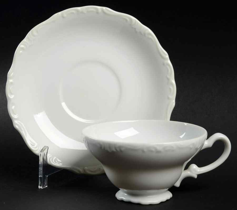 Dolores Footed Cup & Saucer Set by Harmony House China-1