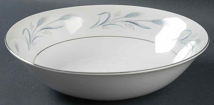 Diana Blue 9" Round Vegetable Bowl by Harmony House China-1