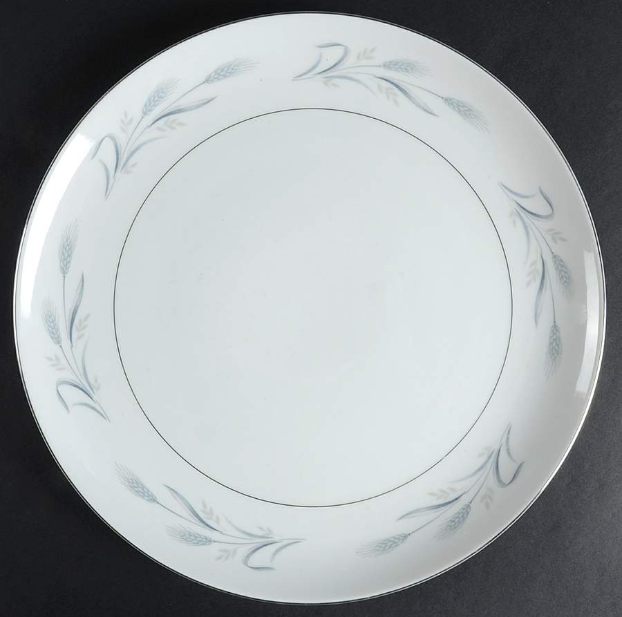 Diana Blue 12" Chop Plate (Round Platter) by Harmony House China-1